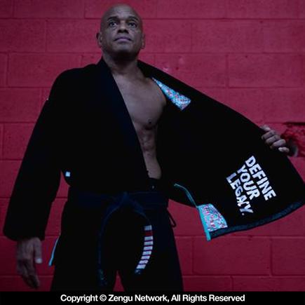 Aesthetic Glitch Jiu Jitsu Gi - Black